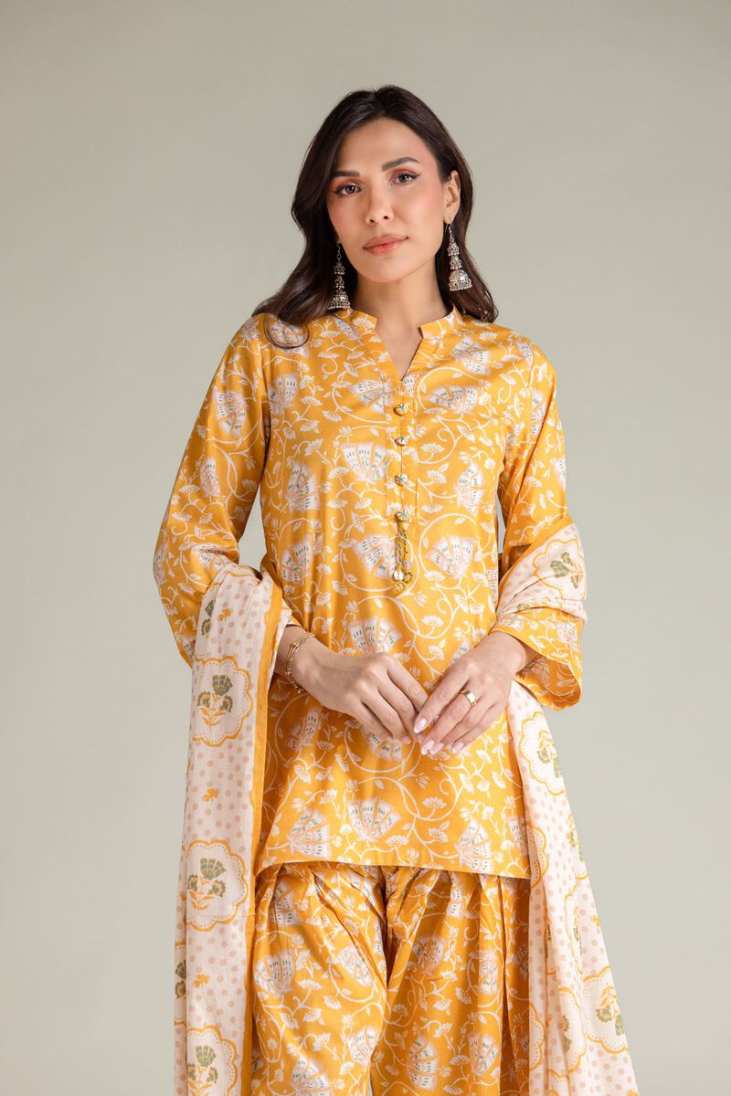 Embroidered | Cambric | Floral Short Kurta | USD 30.00