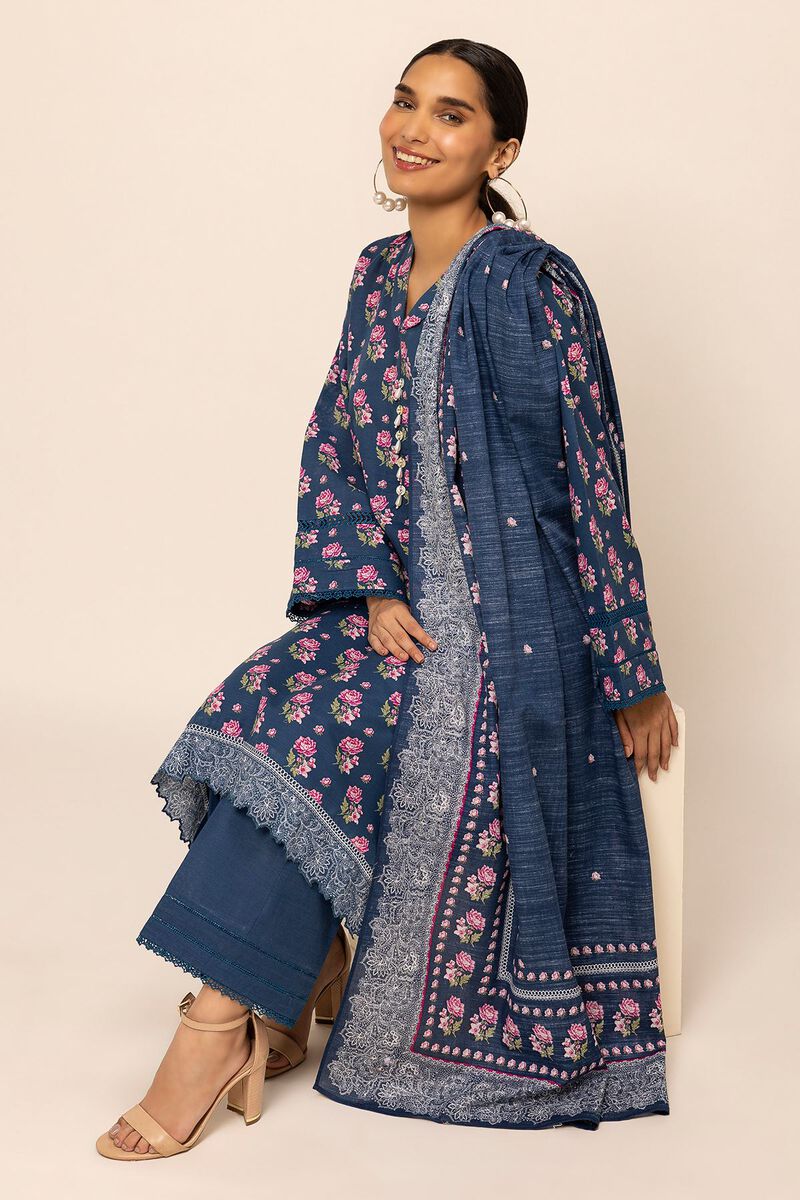 Printed | Khaddar | Fabrics 3 Piece | null