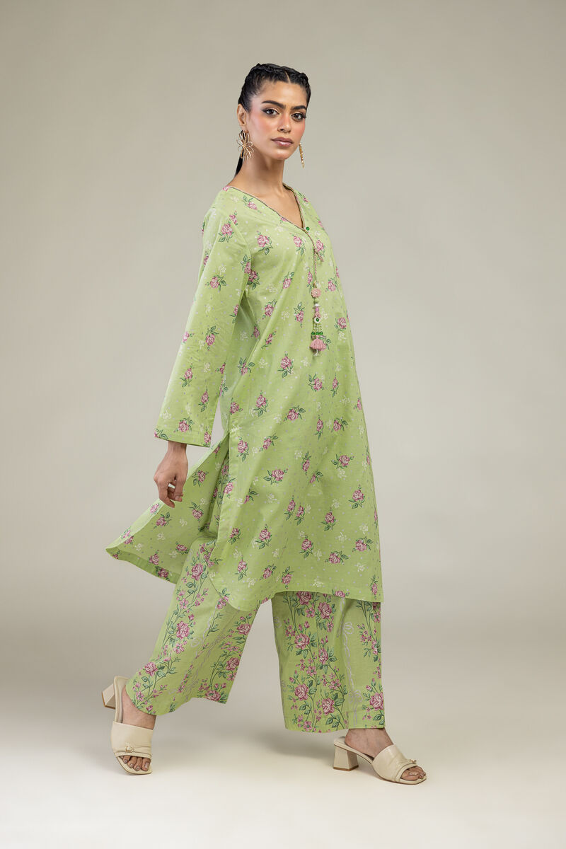 Printed | Cambric | Floral Longline Kurta | USD 35.00