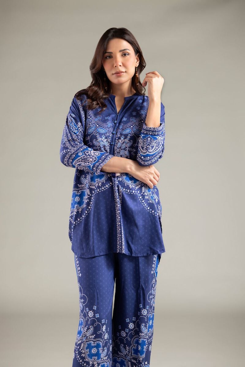Printed | Viscose | Paisley Band-Collar Kurta | USD 35.00