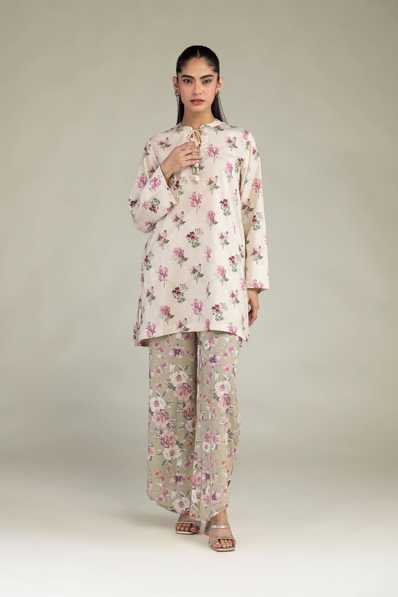 Printed | Cotton Viscose | Printed Cotton Pants | USD 30.00