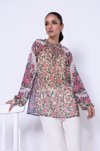 Printed | Georgette Chiffon | Blouse | USD 9.00