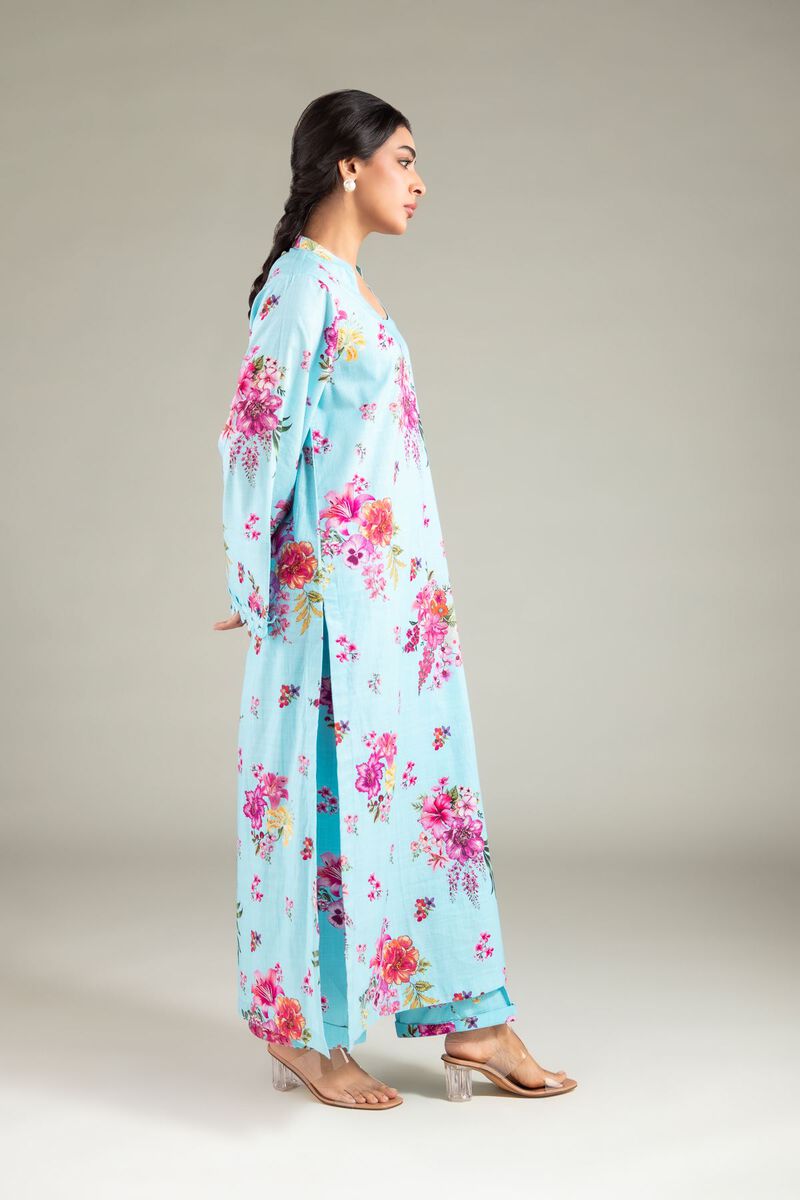 Printed  | Textured Cotton | Pants | USD 25.00