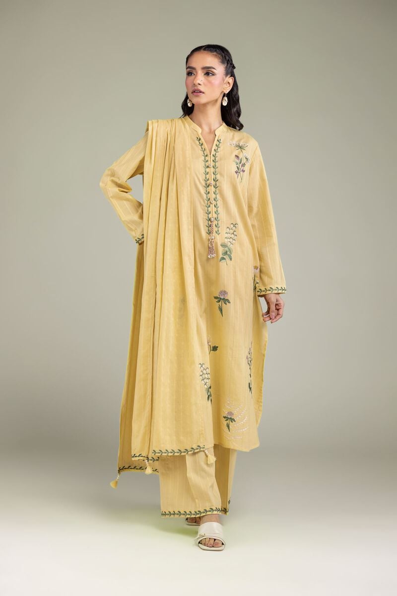 Embroidered | Textured Cotton | Dupatta | USD 30.00