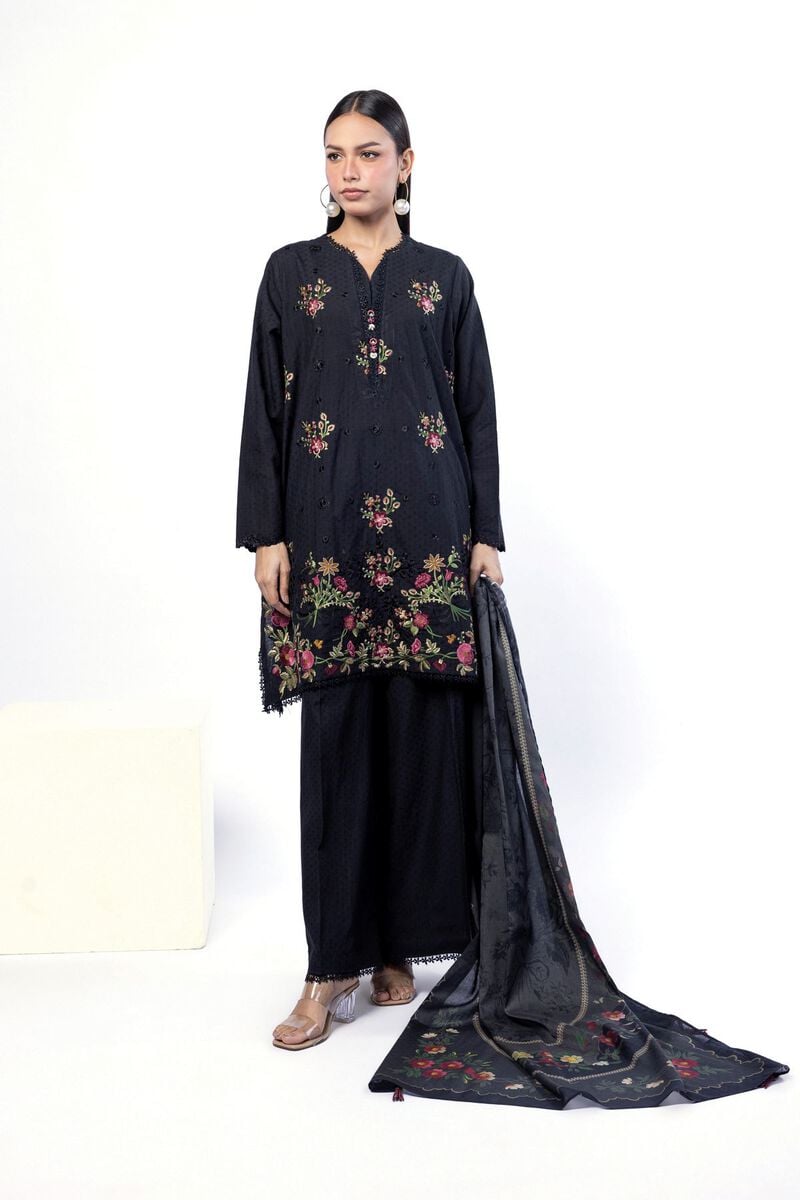 Embroidered | Cotton Dobby | Tailored 3 Piece | USD 75.00