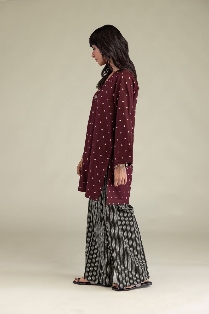 Printed | Cambric | Short V-Neck Kurta | USD 30.00