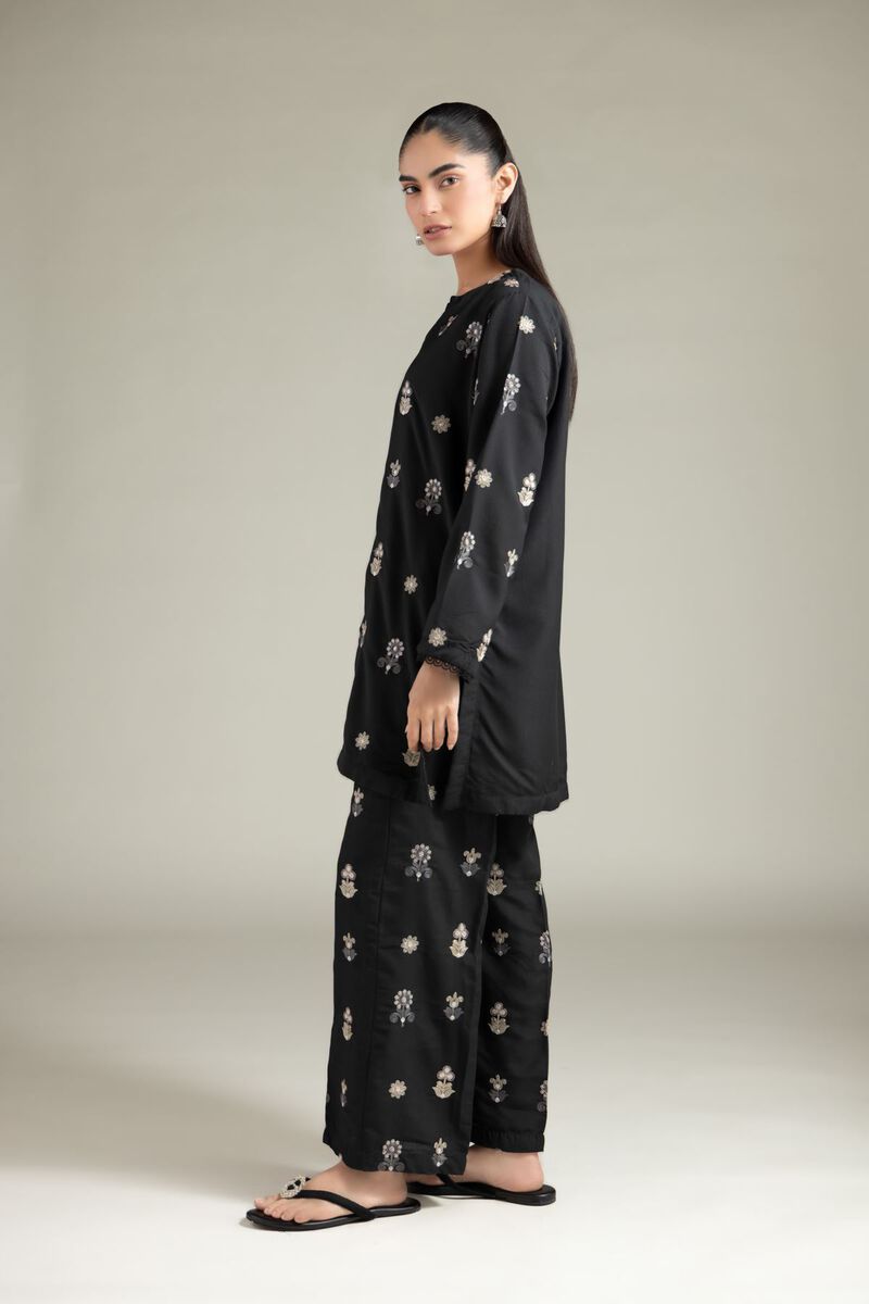 Embroidered | Blended Cambric | Pants | USD 30.00