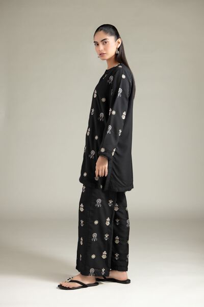 Embroidered | Blended Cambric | Pants | USD 9.00