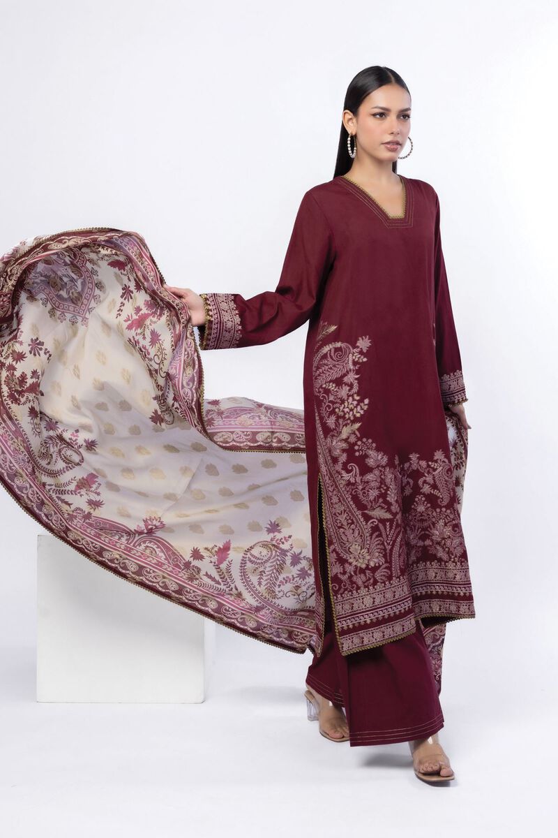 Dyed | Jacquard | Tailored 3 Piece | USD 70.00