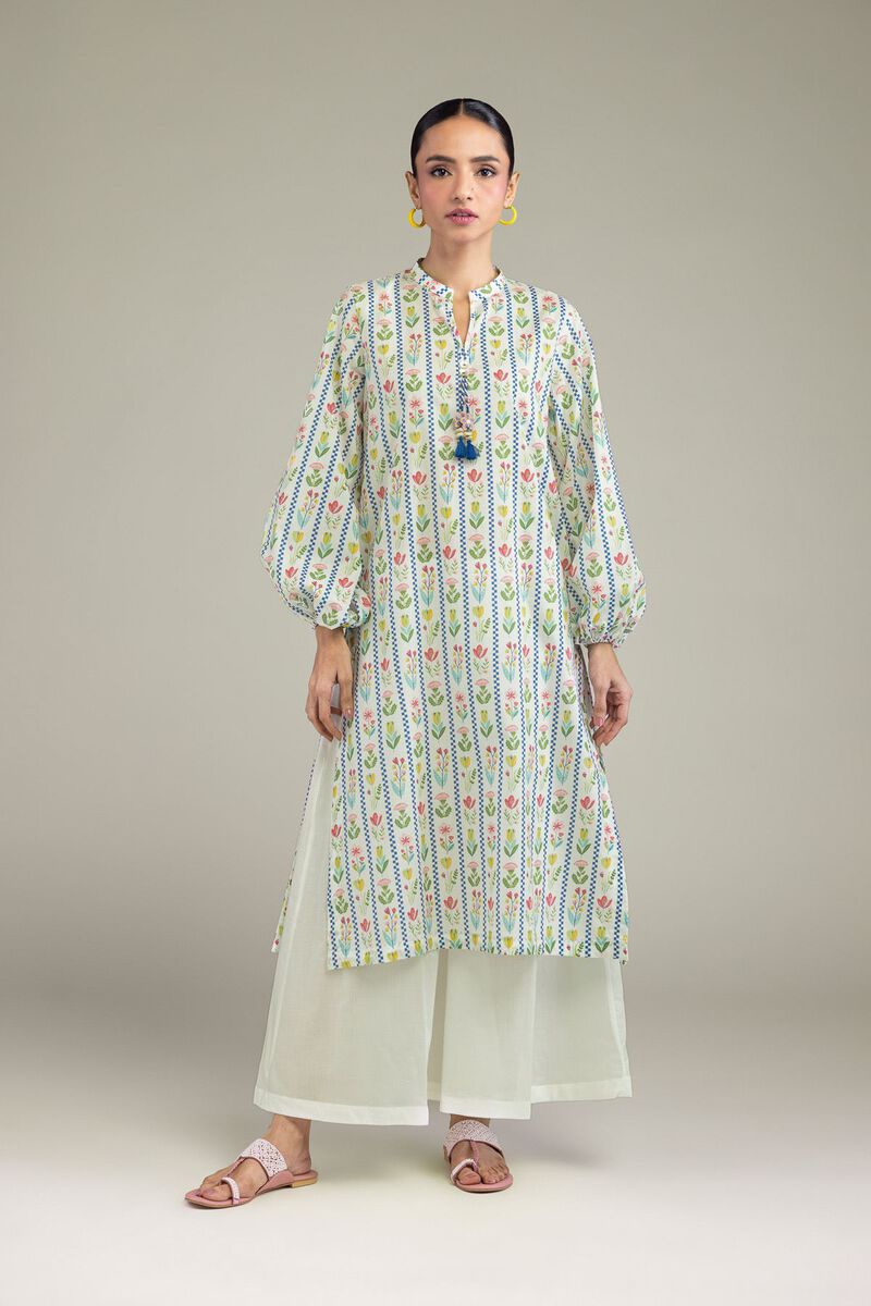 Printed | Cambric | Floral Cambric Kurta | USD 30.00