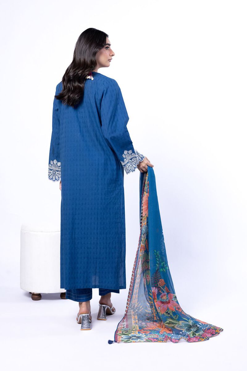 Embroidered | Cotton Dobby | Tailored 3 Piece | USD 75.00