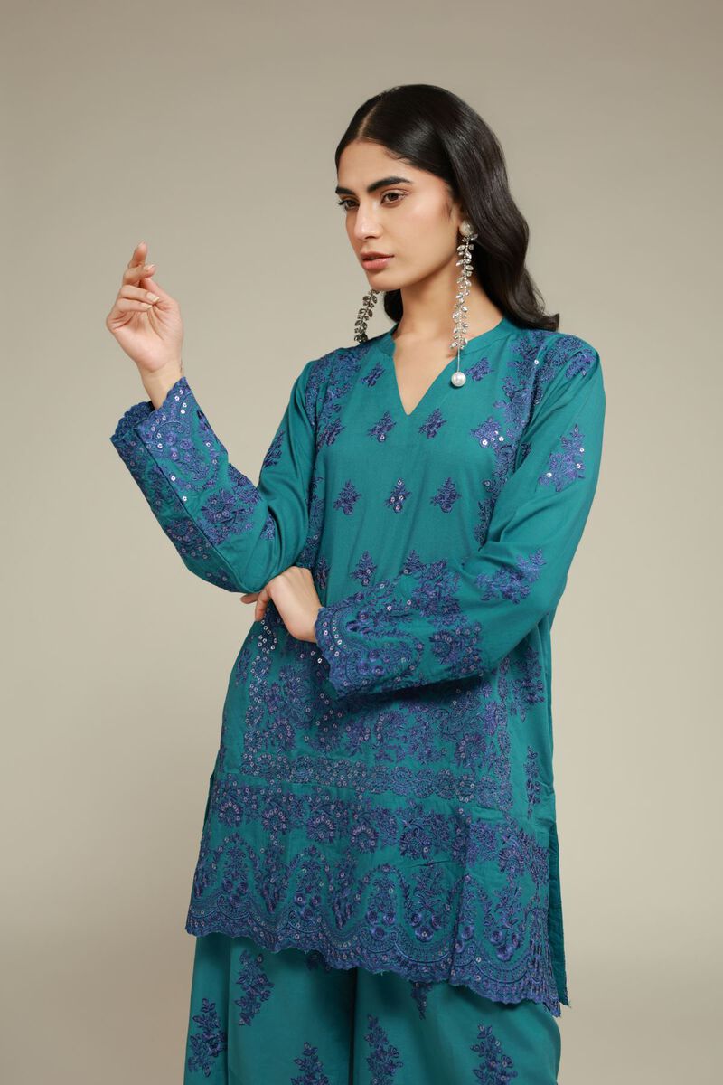 Embroidered | Raw Silk | Kurta | USD 65.00