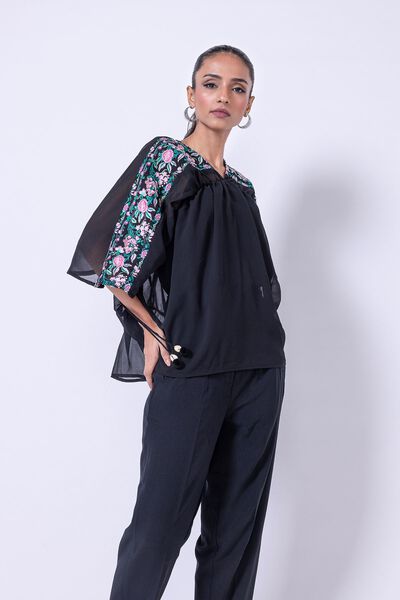 Embroidered | Georgette Chiffon | Tunic | USD 9.00