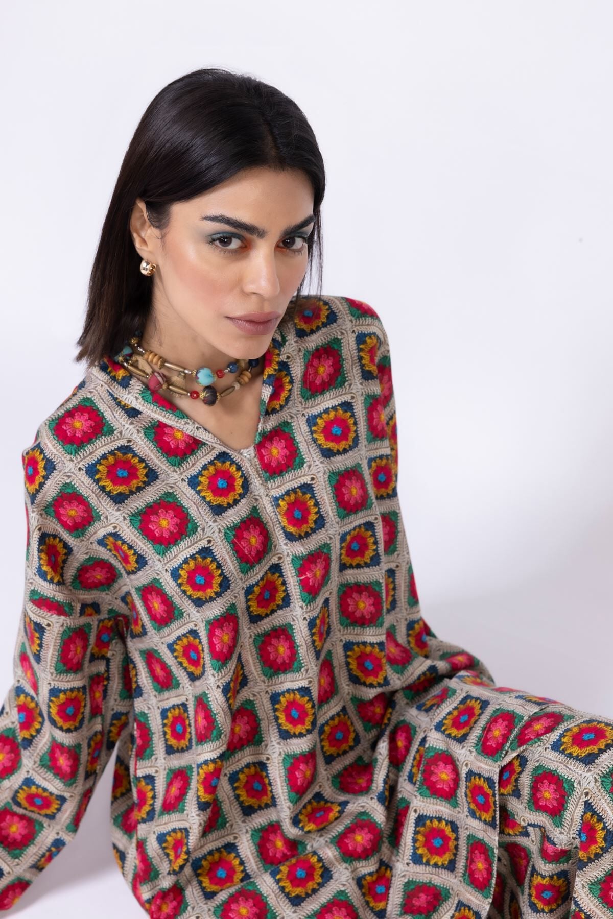 Buy Kurta | 0.0 N/A | 25-03E38-02TA-VG_MULTI | Khaadi United States