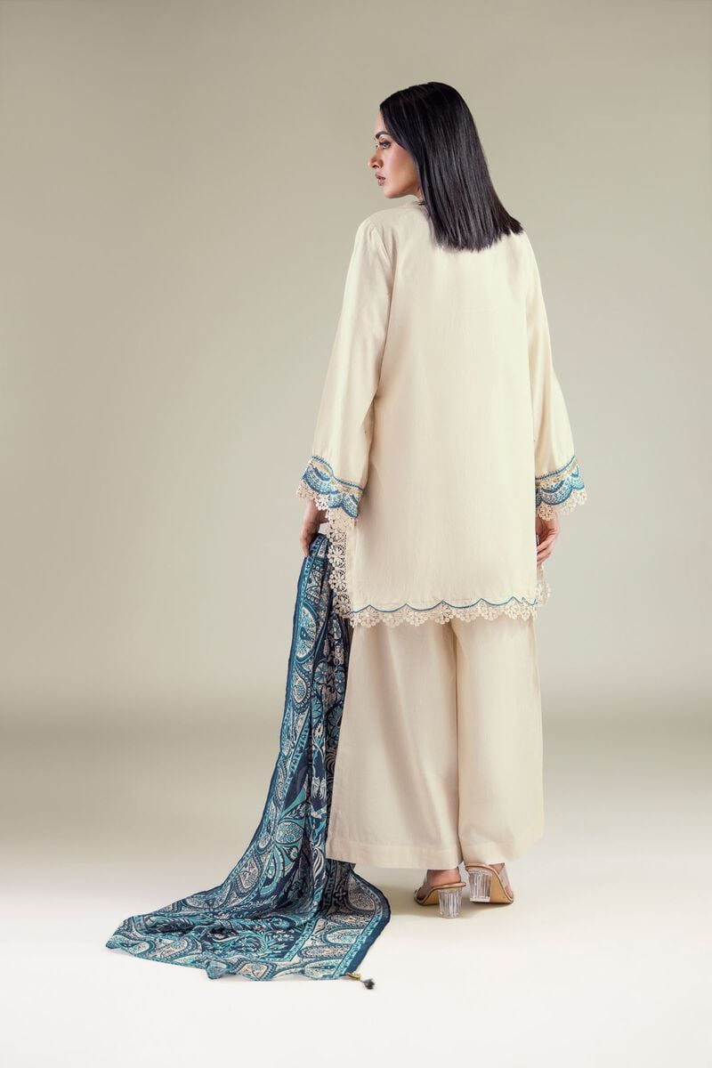 Embroidered | Cambric | Tailored Cambric Set | USD 80.00