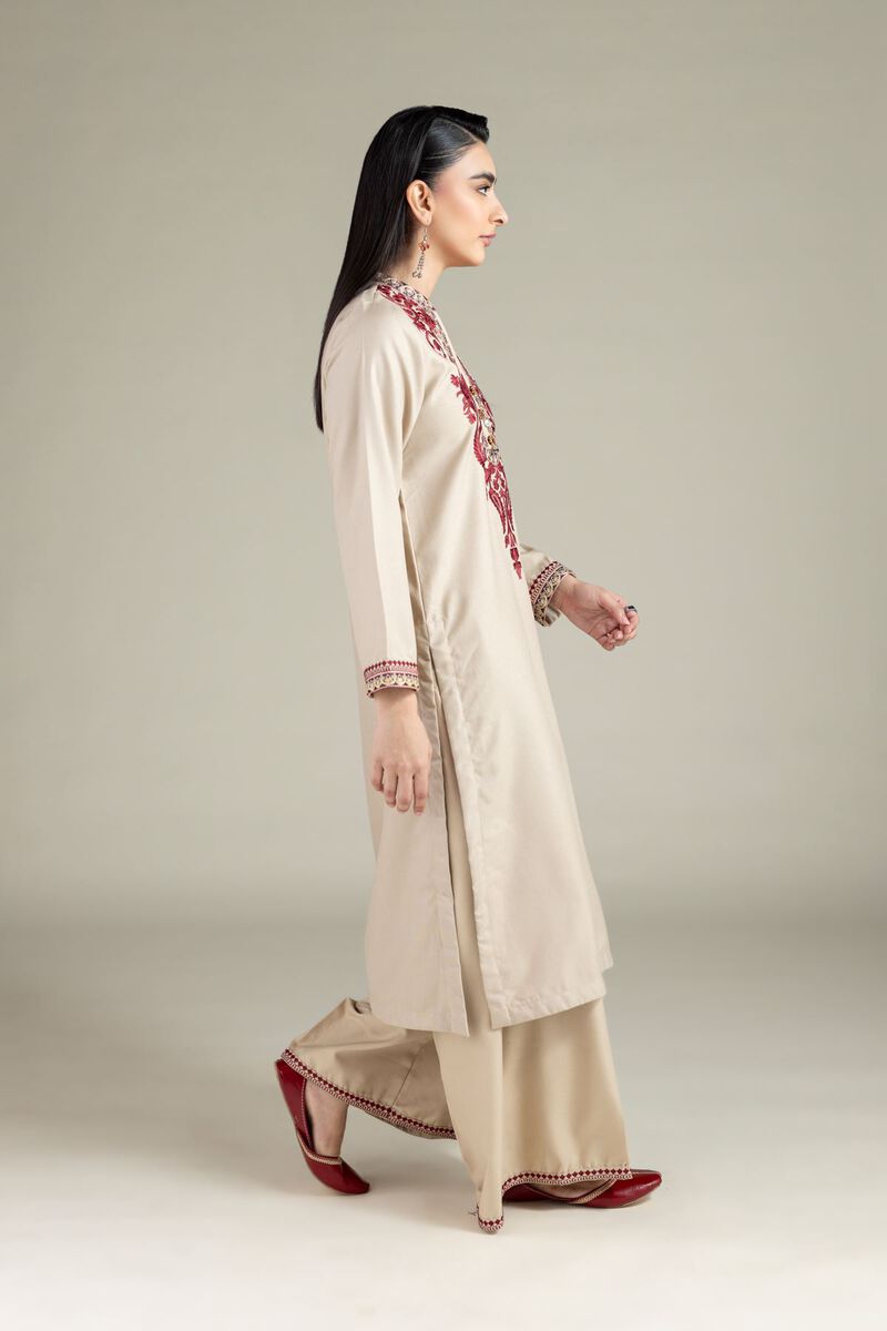 Embroidered | Heavy Blended Viscose | Pants | null