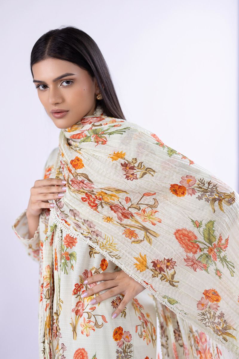 Printed | Voile | Dupatta | USD 15.00