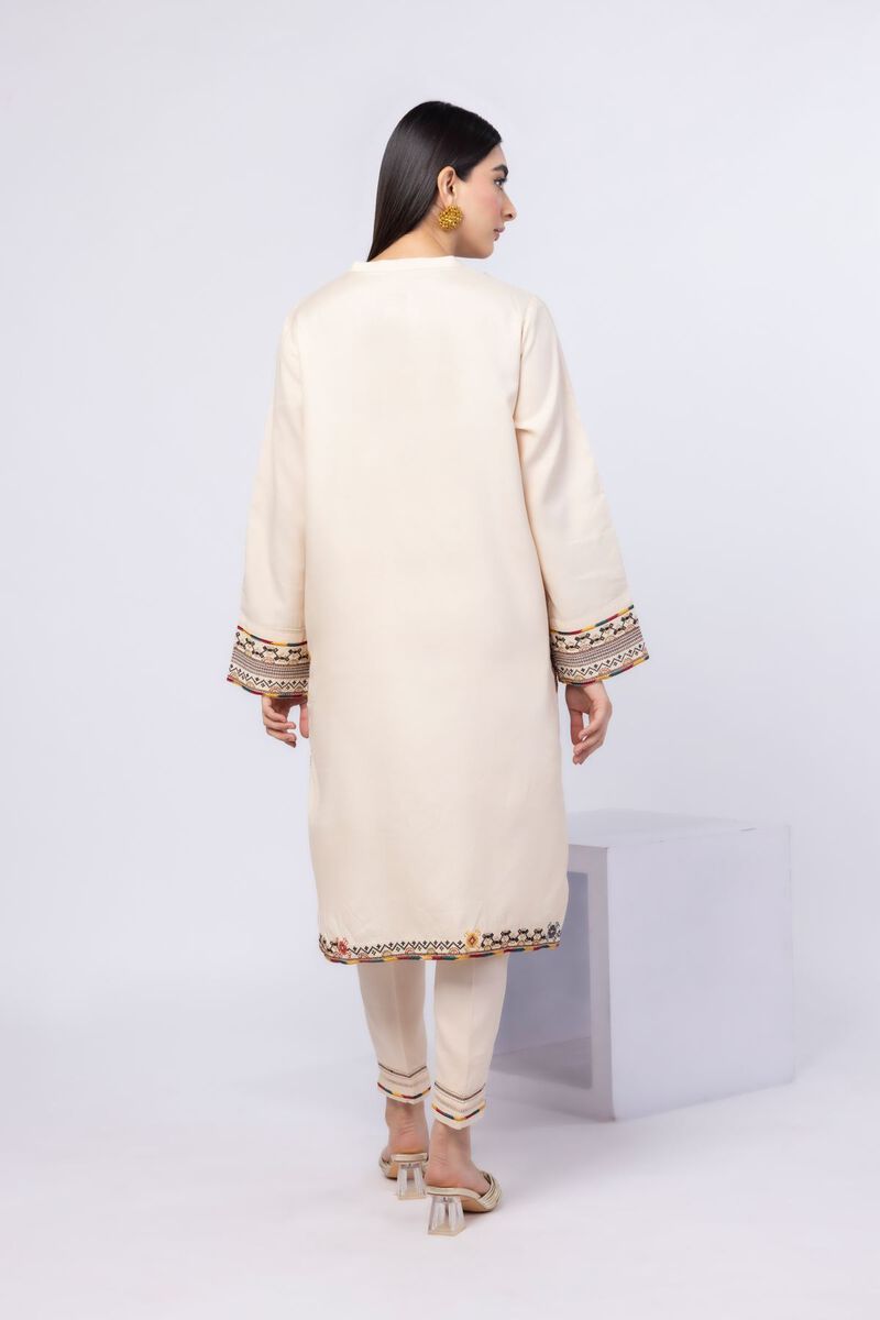 Embroidered | Russian Raw Silk | Kurta | USD 25.00