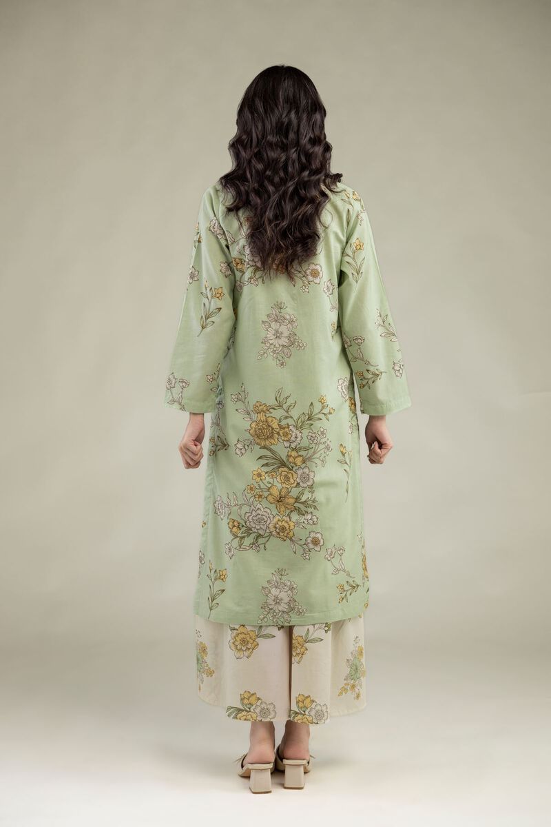 Embroidered | Lawn | Lawn Floral Kurta | USD 40.00