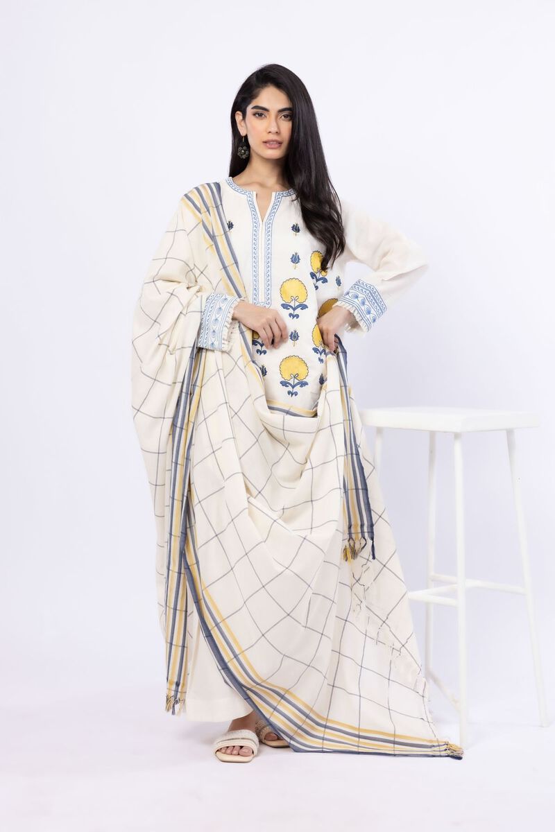 Dyed | Handwoven Cotton | Dupatta | USD 11.50