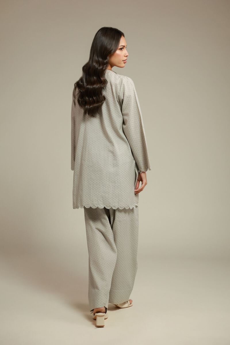 Embroidered | Cotton Dobby | 2-Piece Tailored Set | USD 60.00