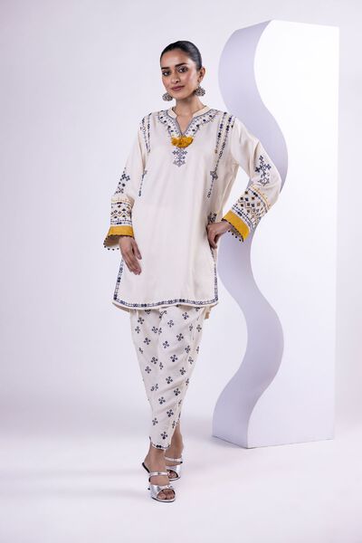 Dyed | Thai Silk | Kurta | USD 40.00