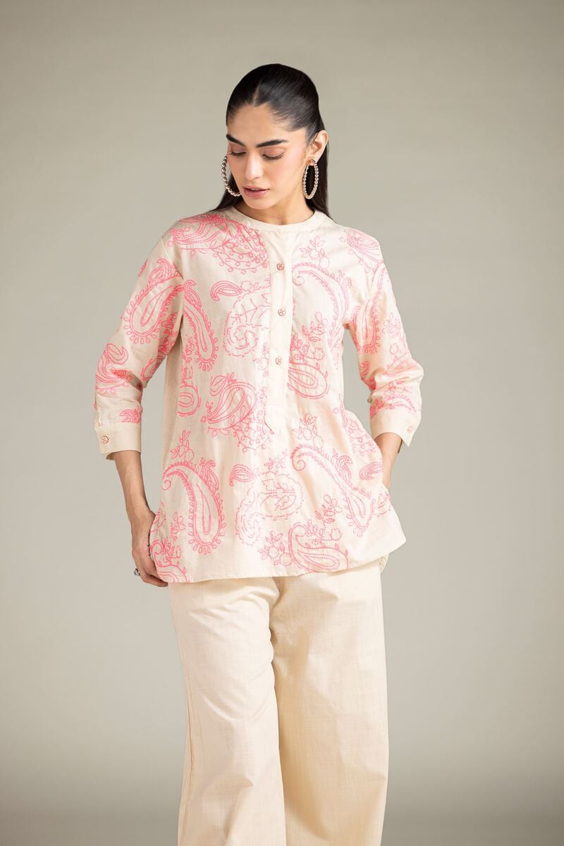 Textured Cotton | Shirt | USD 35.00