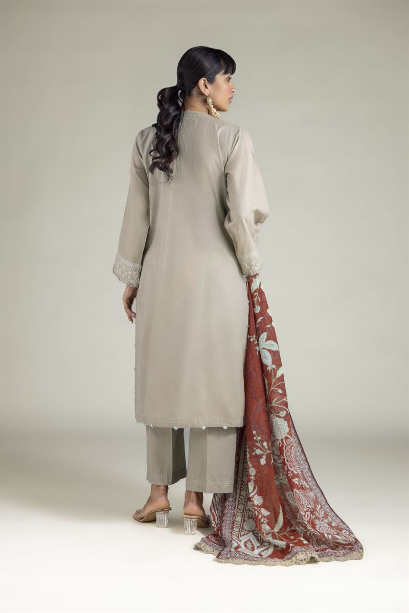 Embroidered | Cambric | Cambric Tailored 3-Piece | USD 80.00
