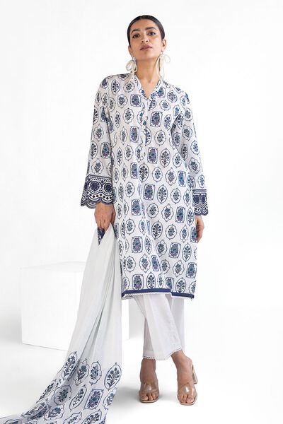 Embroidered | Lawn | Fabrics 3 Piece | USD 12.00