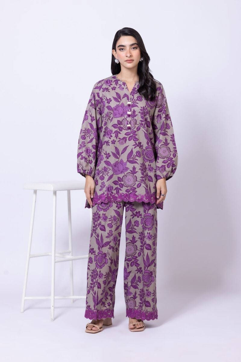 Embroidered | Heavy Textured Cotton | Pants | USD 20.00