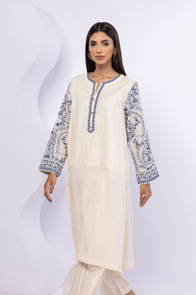 Embroidered | Leno | Kurta | USD 10.50