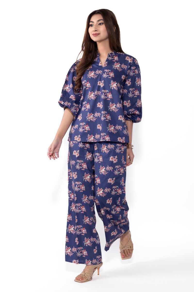 Printed | Cotton Viscose | Trousers | null