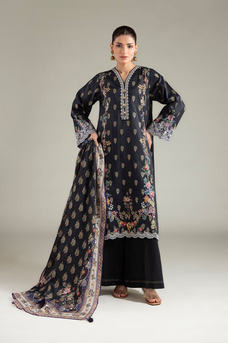 Embroidered | Jacquard | Tailored 3-Piece Set | USD 75.00
