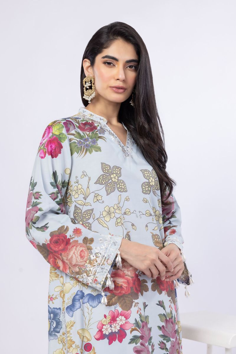 Embroidered | Russian Raw Silk | Kurta | USD 45.00
