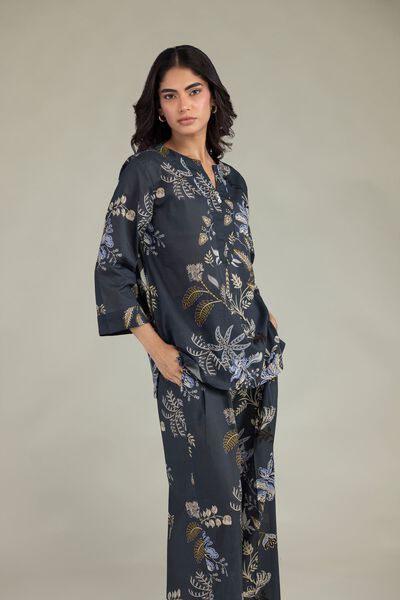 Printed | Cambric | Floral Cambric Tunic | USD 35.00