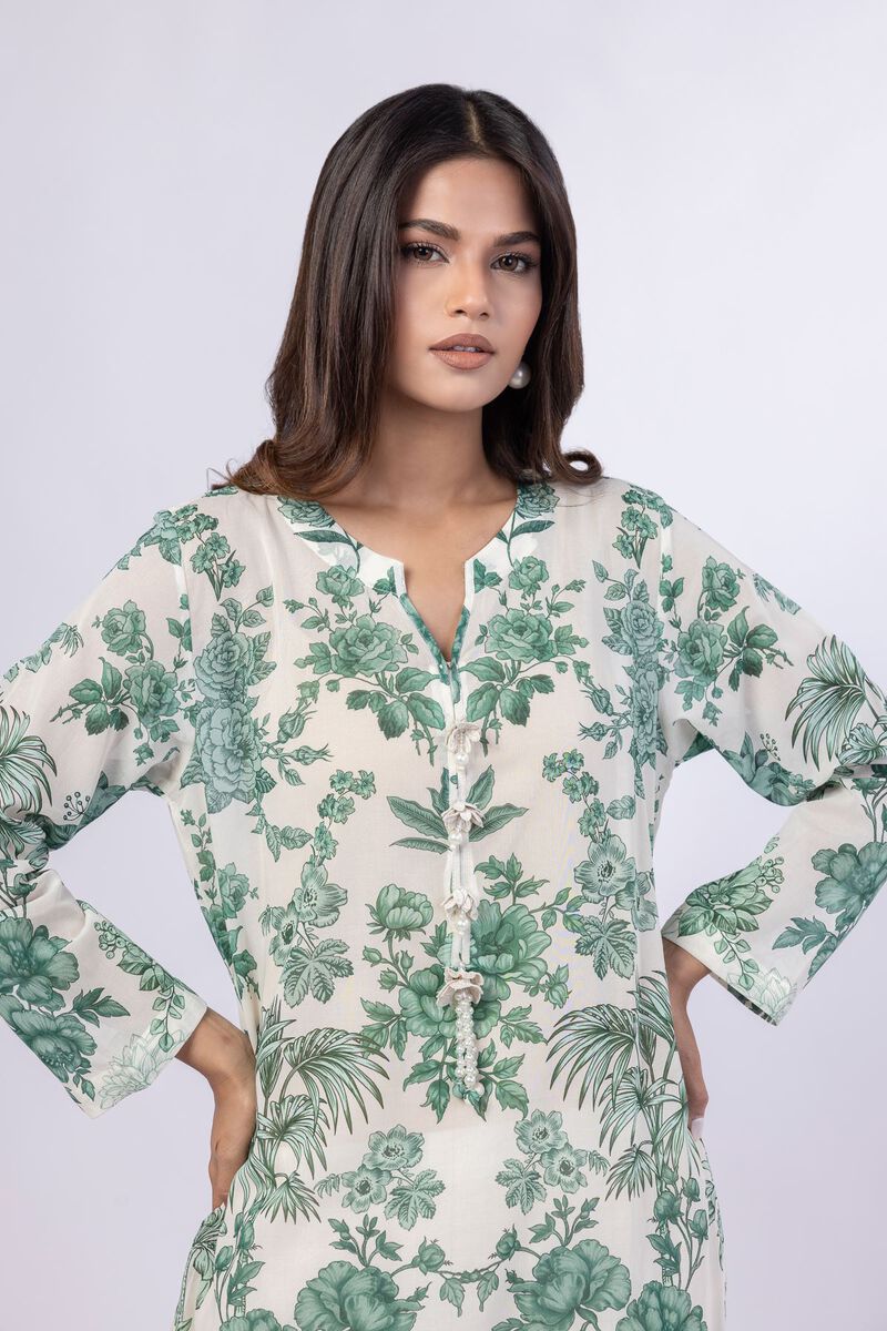 Printed | Swiss Voile | Kurta | USD 25.00