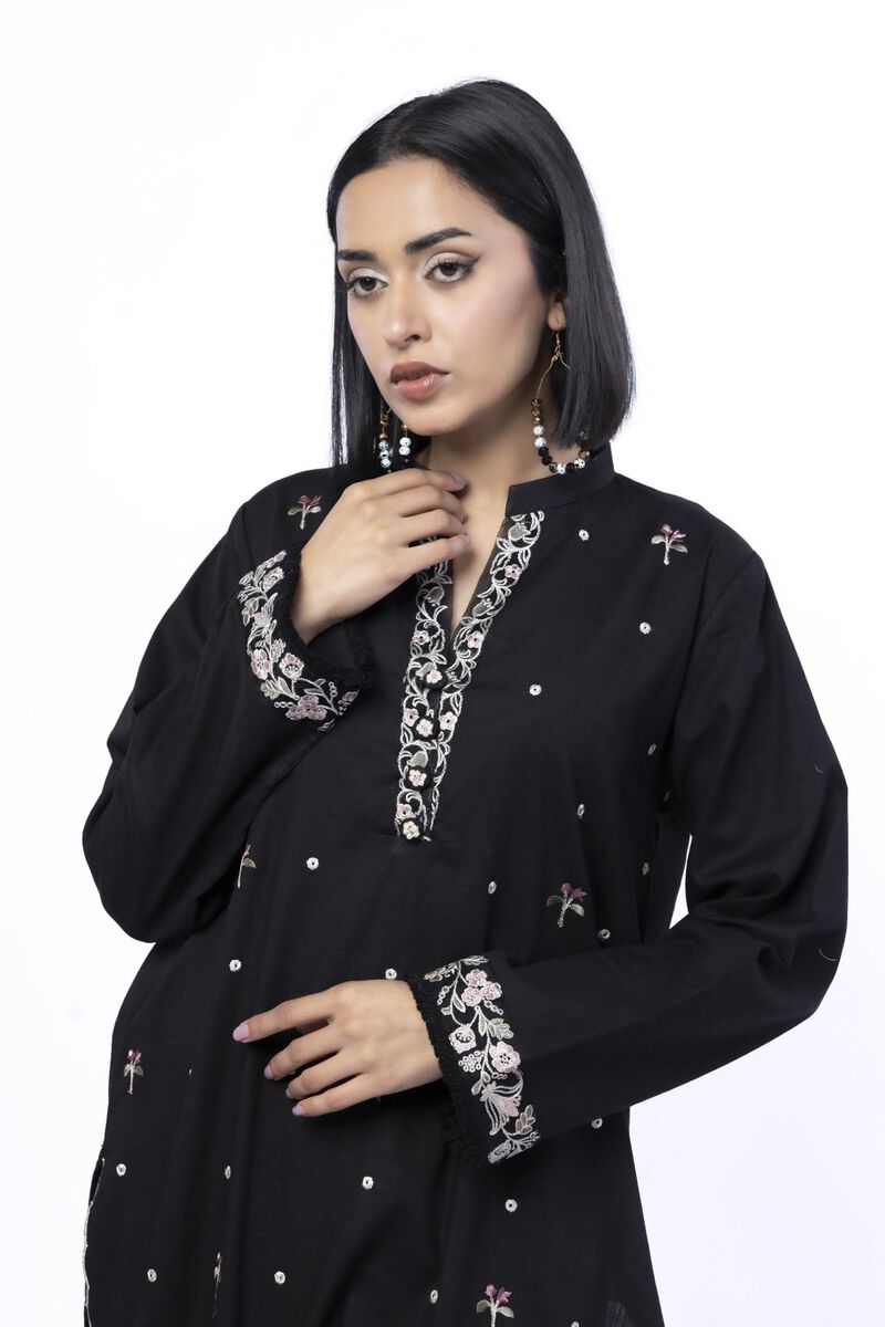 Embroidered | Heavy Textured Cotton | Tailored 2 Piece | Top and Bottom | USD 45.00