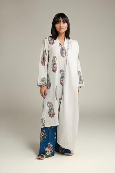 Embroidered | Cambric | Long Cambric Kurta | USD 35.00