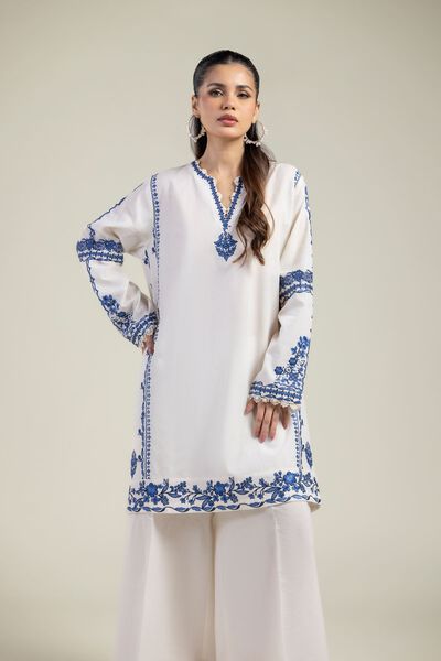 Embroidered | Cotton Dobby | 2-Piece Tailored Set | USD 70.00