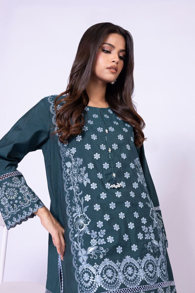 Embroidered | Dull Raw Silk | Kurta | USD 25.00
