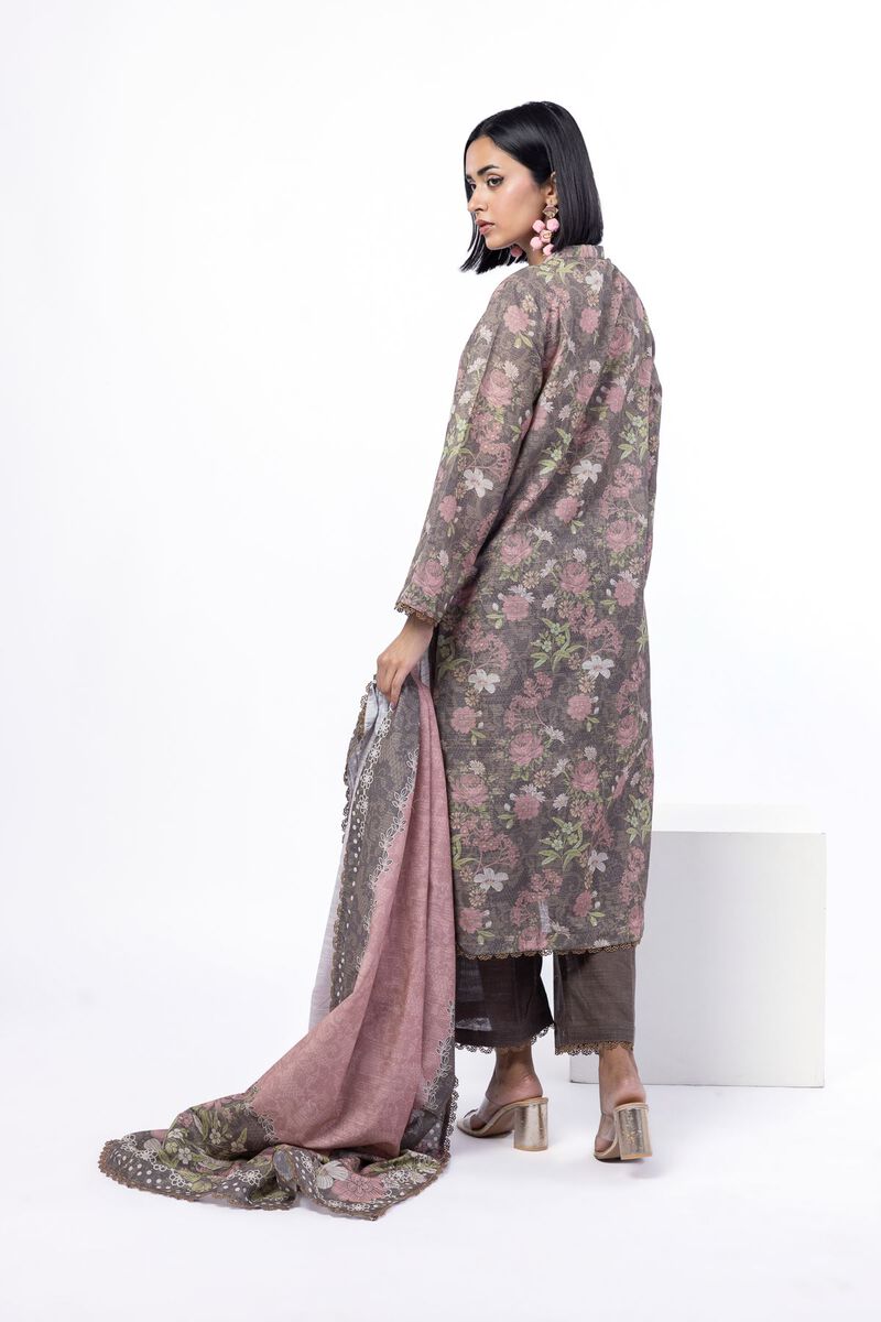 Printed | Textured Cotton | Tailored 3 Piece | USD 45.00