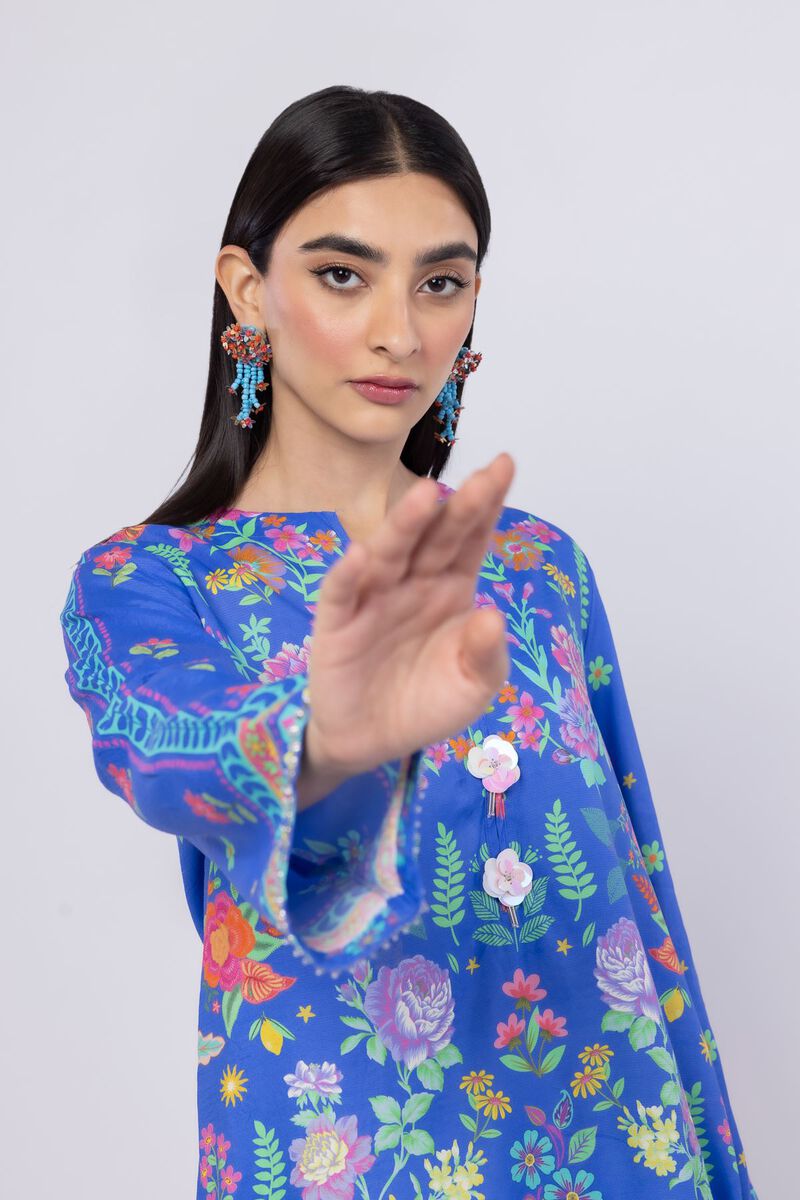 Printed | Thai Silk | Kurta | USD 45.00