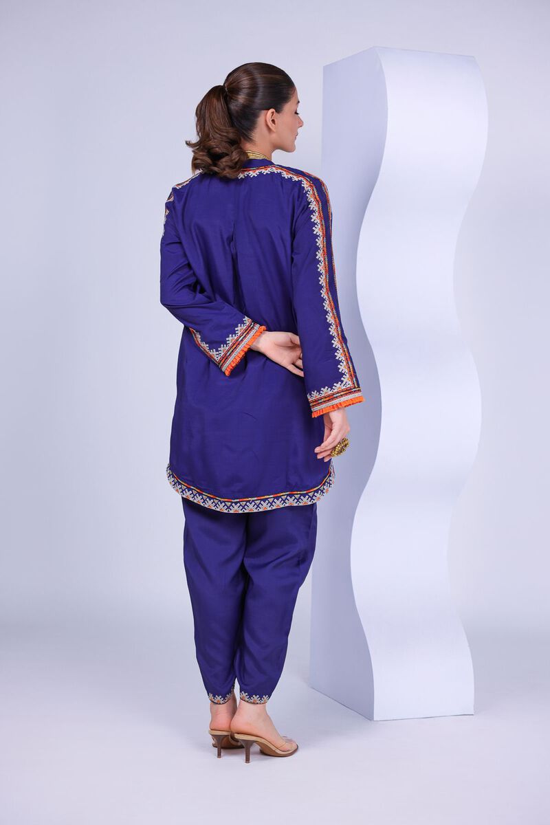 Embroidered | Russian Raw Silk | Kurta | USD 55.00