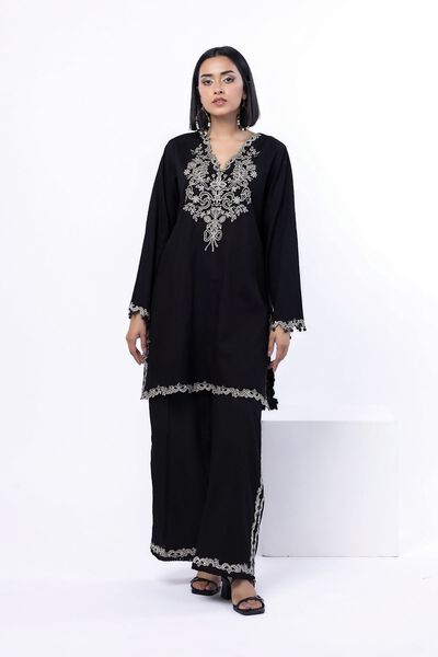 Embroidered | Heavy Textured Cotton | Tailored 2 Piece | Top and Bottom | USD 45.00