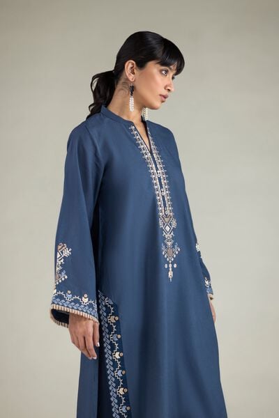 Embroidered | Cambric | Cambric Tailored Set | USD 45.00