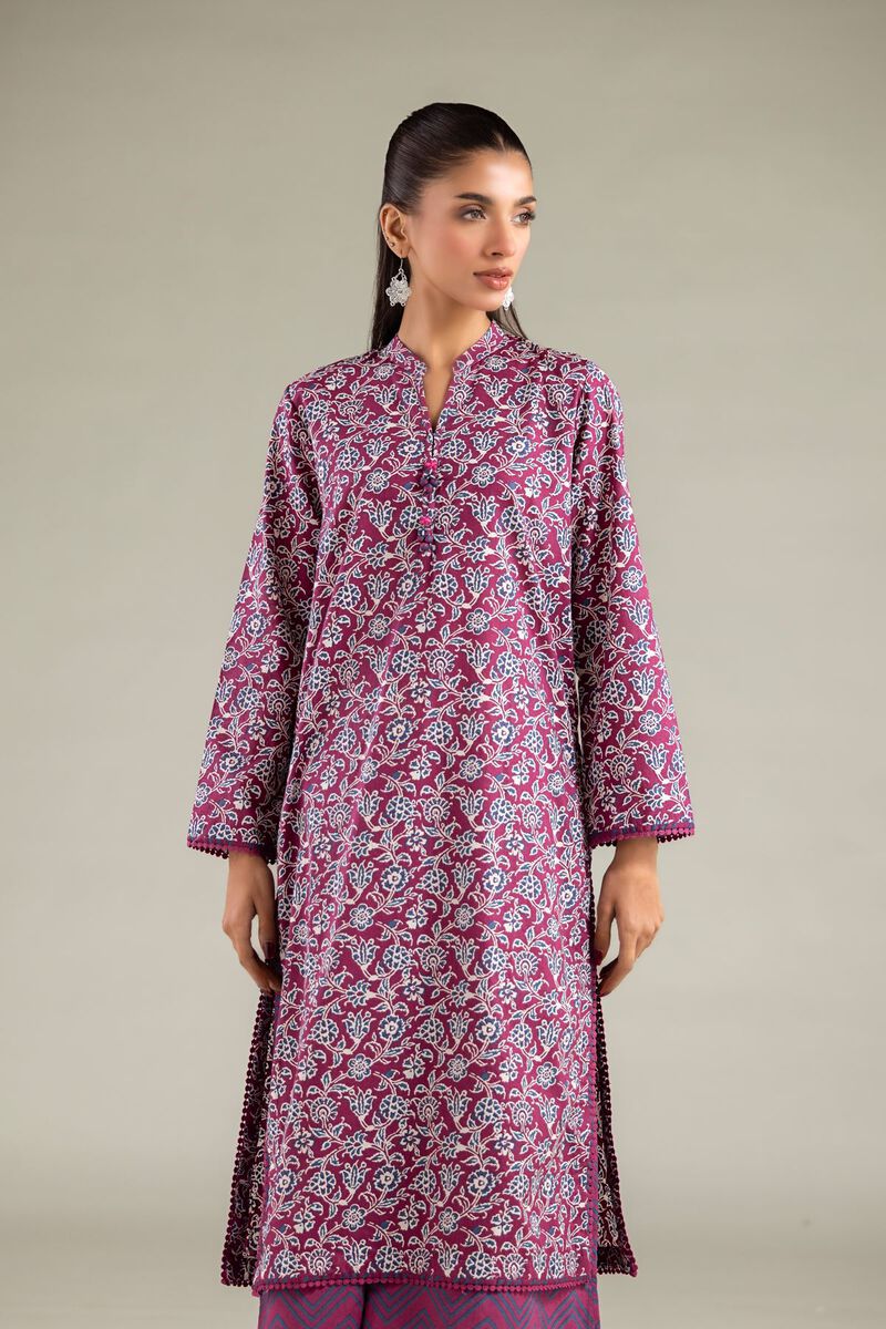 Printed | Cambric | Floral Longline Kurta | USD 30.00
