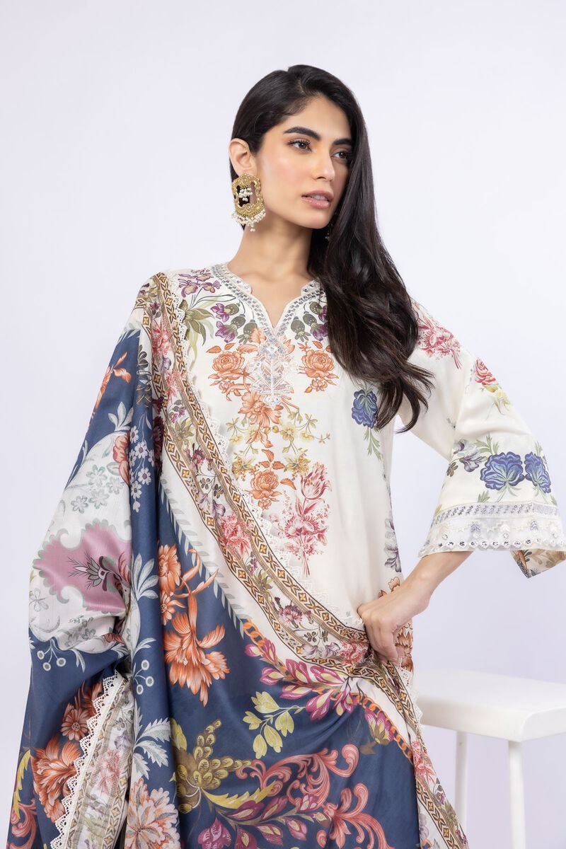 Printed | Tusser Silk | Dupatta | USD 14.00