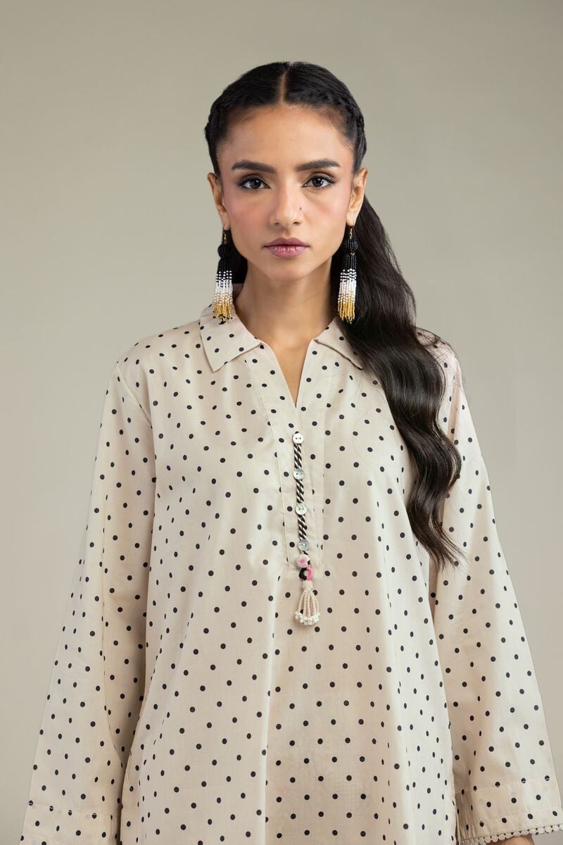 Printed | Cambric | Cambric V-Neck Kurta | USD 35.00