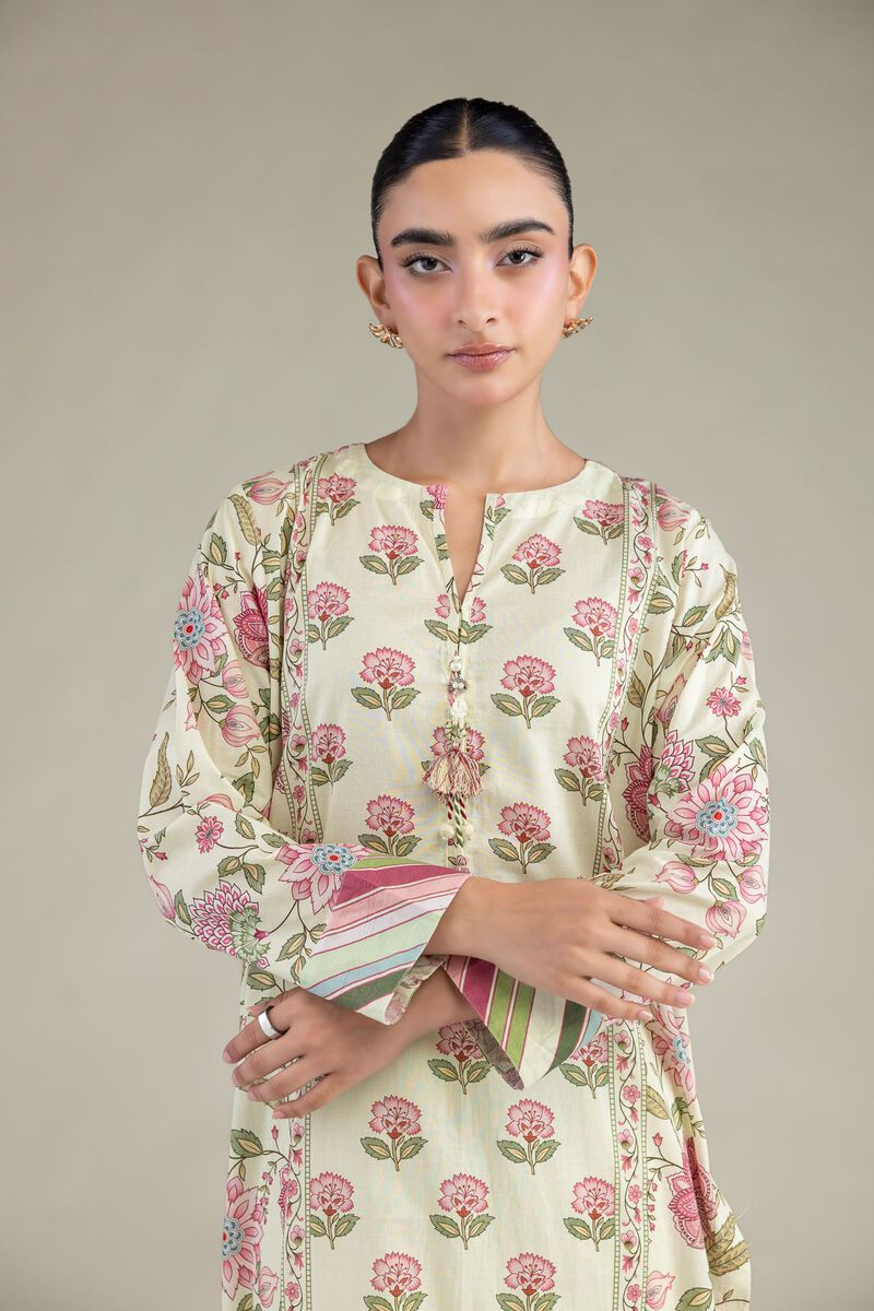 Printed | Cambric | Floral Cambric Kurta | USD 35.00