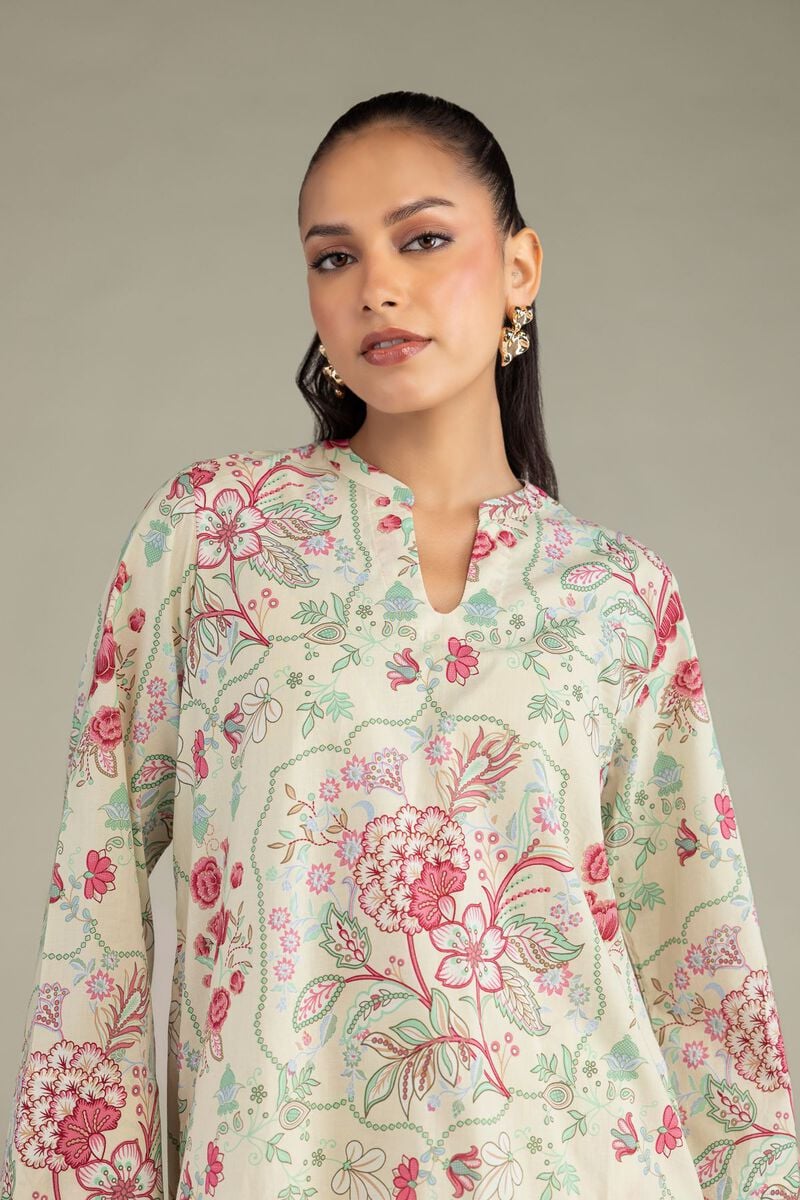 Printed | Cambric | Floral Cambric Kurta | USD 35.00
